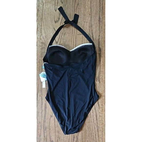 BLEU ROD BEATTE Slimming Shaping Haulter One-Piece Bathingsuit Women's Size 8 - Picture 3 of 6